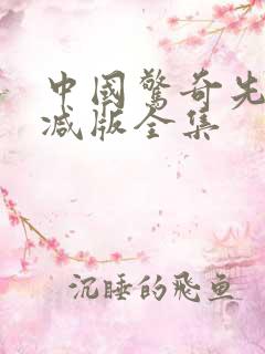 中国惊奇先生删减版全集