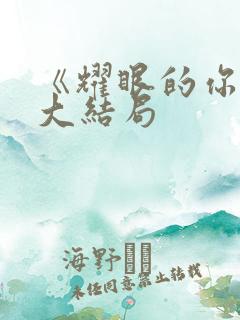 《耀眼的你啊》大结局