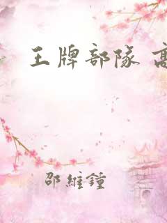 王牌部队 高清