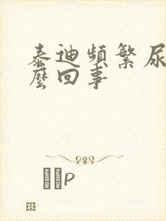 泰迪频繁尿是怎么回事