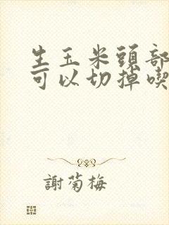 生玉米头部发霉可以切掉吃吗