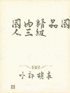 国内精品国产成人三级