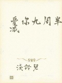 爱你九周半无删减