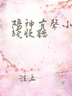 阳神有声小说在线收听