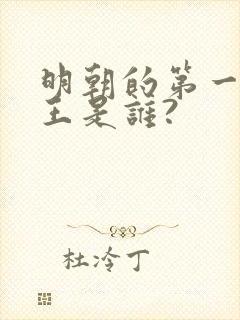 明朝的第一个帝王是谁? 明朝的第一个帝王是谁?