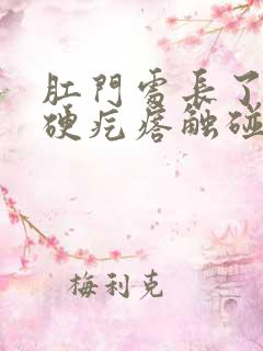 肛门处长了一个硬疙瘩触碰有点疼