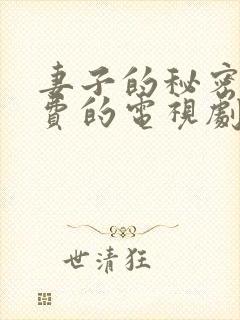 妻子的秘密3免费的电视剧完整版高清