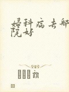 妇科病去哪家医院好