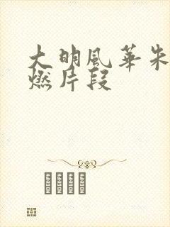 大明风华朱棣高燃片段 大明风华朱棣高燃片段
