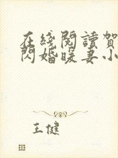 在线阅读贺少的闪婚暖妻小说 在线阅读贺少的闪婚暖妻小说