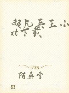 超凡兵王小说txt下载 超凡兵王小说txt下载