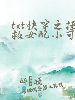 txt快穿之拯救女配小可怜儿下载 txt快穿之拯救女配小可怜儿下载