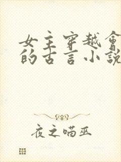 女主穿越会武功的古言小说