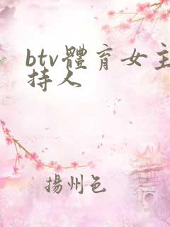 btv体育女主持人