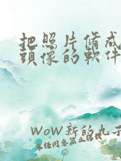 把照片修成卡通头像的软件