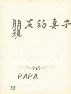 朋友的妻子和母亲