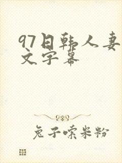 97日韩人妻中文字幕