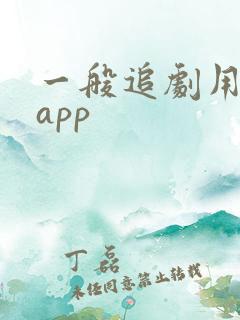 一般追剧用哪款app