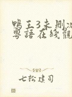 鸭王3未删减版粤语在线观看高清