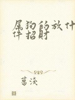 属狗的放什么摆件招财 属狗的放什么摆件招财
