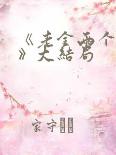 《老金两个儿媳》大结局