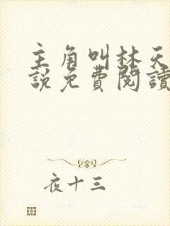 主角叫林天的小说免费阅读 主角叫林天的小说免费阅读