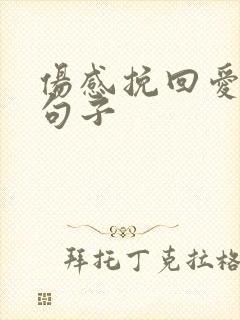 伤感挽回爱情的句子