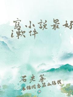 写小说最好的ai软件