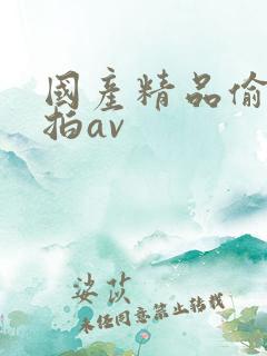 国产精品偷拍自拍av