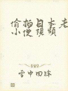偷拍日本老熟妇小便视频