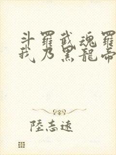 斗罗武魂罗三炮我乃黑龙帝君免费阅读小说