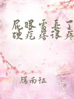 屁眼处长了一个硬疙瘩很疼
