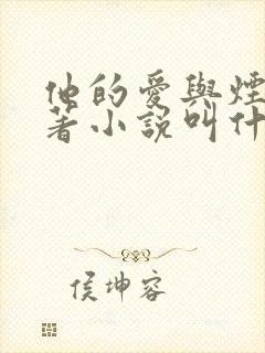 他的爱与烟火原著小说叫什么