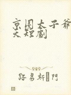 京圈太子爷宠上天短剧 京圈太子爷宠上天短剧