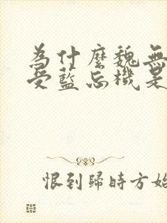 为什么魏无羡是受蓝忘机是攻