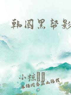 韩国黑帮影片