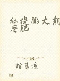 红提膨大期用什么肥