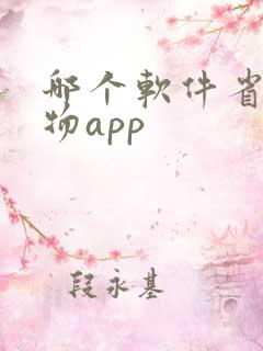 哪个软件省钱购物app