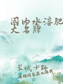 国内水溶肥20大名牌