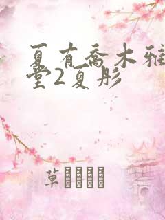 夏有乔木雅望天堂2夏彤