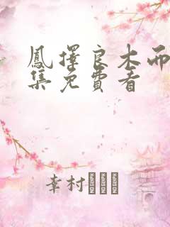 凤择良木而栖全集免费看 凤择良木而栖全集免费看