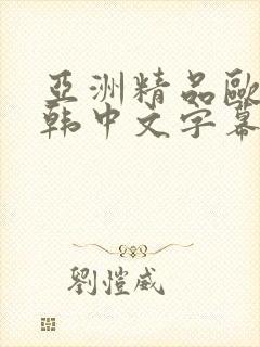 亚洲精品欧美日韩中文字幕 亚洲精品欧美日韩中文字幕