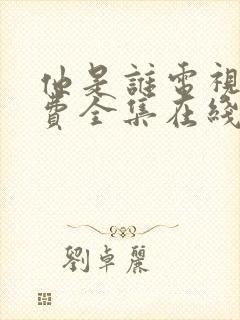 他是谁电视剧免费全集在线观看