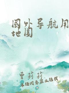 国外导航用什么地图
