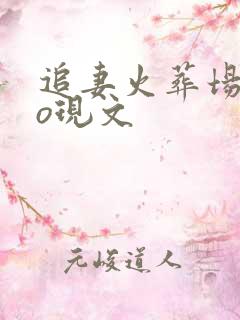 追妻火葬场的po现文