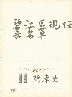 碧江区现任副区长名单