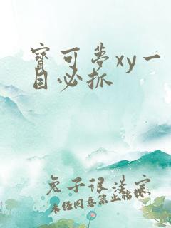 宝可梦xy一周目必抓