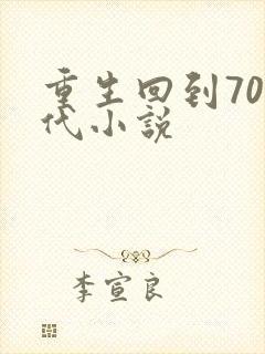 重生回到70年代小说