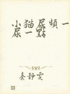 小猫尿频一次只尿一点