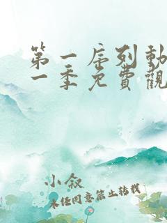 第一序列动漫第一季免费观看全集